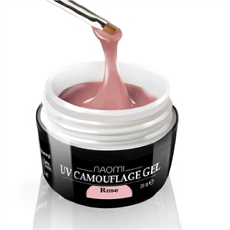 Камуфляжный Гель Naomi - UV Camouflage Rose 14 гр (розовый) фото, цена