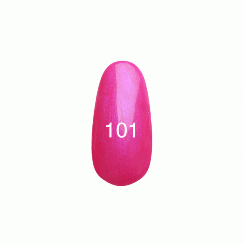 Гель лак № 101 (ярко розовый с перламутром) 7мл. фото, цена