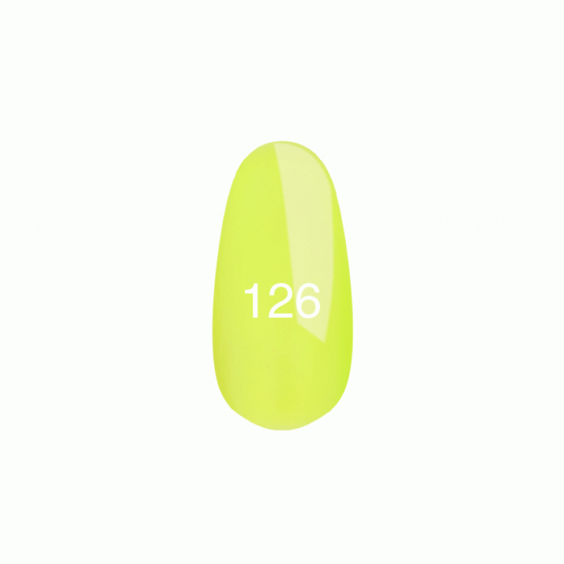 Гель лак № 126 (неоновый жёлтый) фото, цена