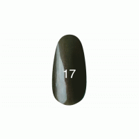 Гель лак № 17 (темно-ореховый с микроблеском) 