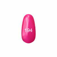 Гель лак № 194 (ярко-розовый плотный, эмаль) 
