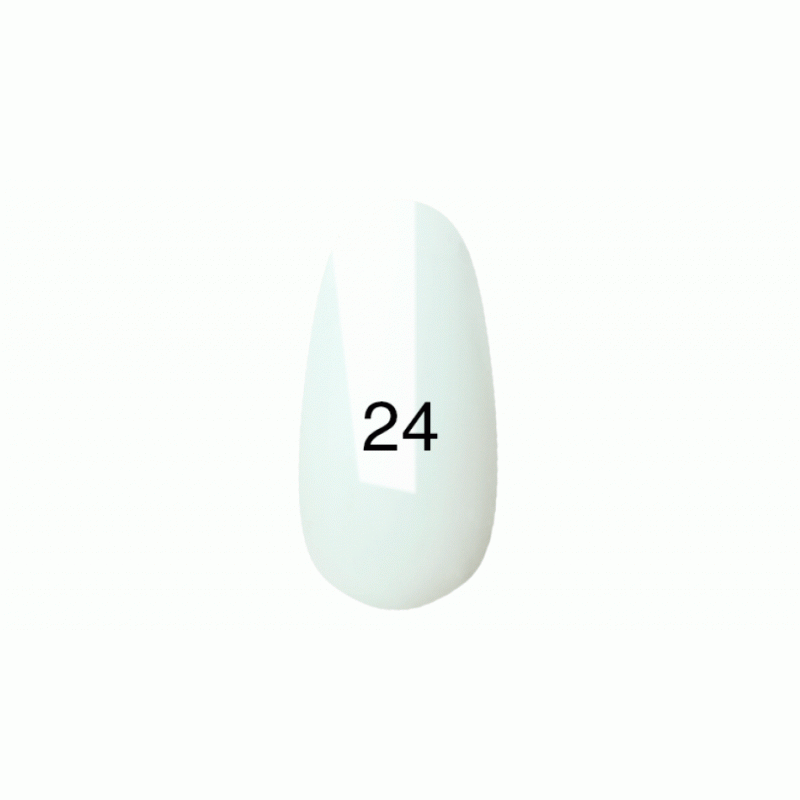 Гель лак № 24 (белая эмаль) фото, цена