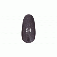 Гель лак № 54 (черный с перламутром) 