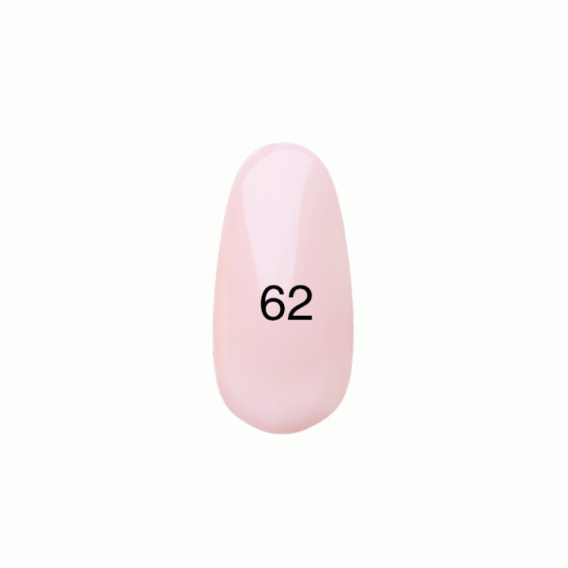 Гель лак № 62 (холодный бледно розовый, эмаль) фото, цена