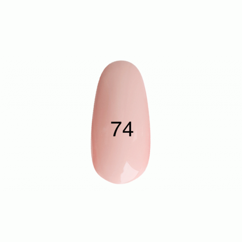 Гель лак № 74 (персиково-розовый,плотный) фото, цена