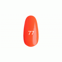 Гель лак № 77 (неоновый оранжевый) 