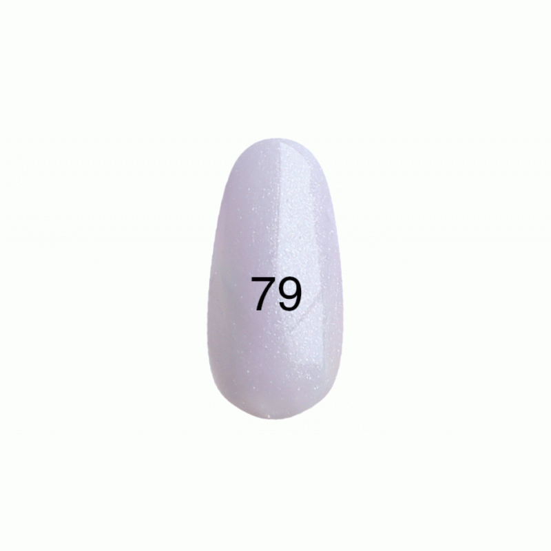 Гель лак № 79 (бледно-фиолетовый с перламутром) фото, цена