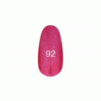 Гель лак № 92 (розовый с мерцанием) 